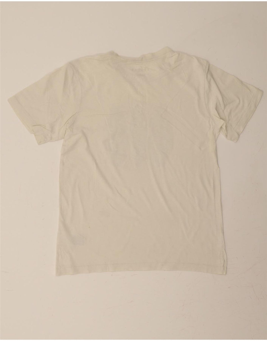 JORDAN Mens Graphic T-Shirt Top Small White Cotton Vintage Jordan and Second-Hand Jordan from Messina Hembry 