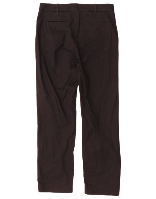 Pantaloni chino drepți Hobbs pentru femei UK 8 Small W28 L28 Bumbac negru