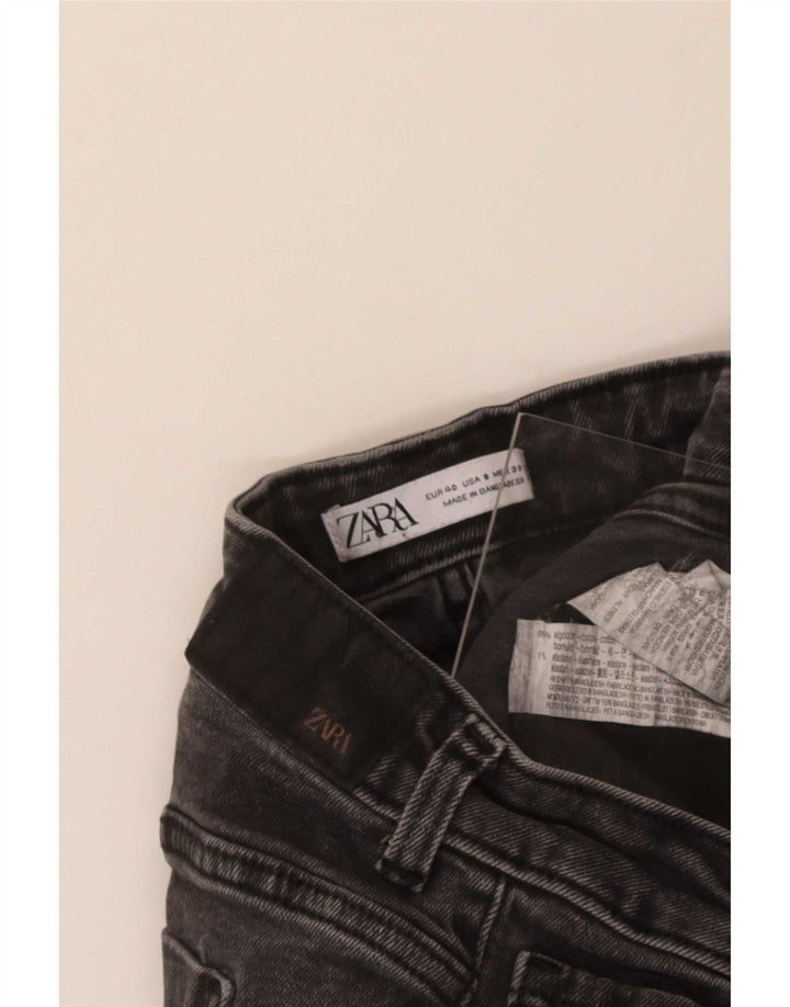 Blugi evazați pentru femei Zara EU 40 Medium W30 L34 Bumbac negru