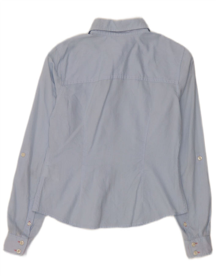 Cămașă Tommy Hilfiger pentru femei US 4 Small Blue Bumbac