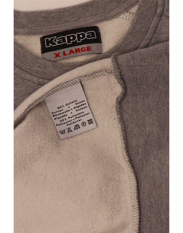 Hanorac pentru bărbați Kappa Jumper XL bumbac gri