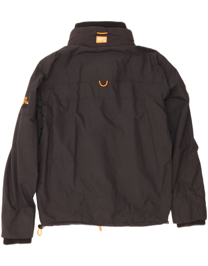 Jachetă Windbreaker pentru femei Superdry UK 16, mare, negru, nailon