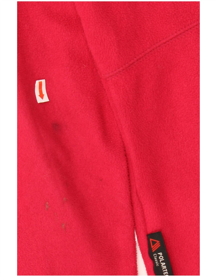 JACK WOLFSKIN Jachetă fleece cu glugă pentru femei UK 10 Small Red
