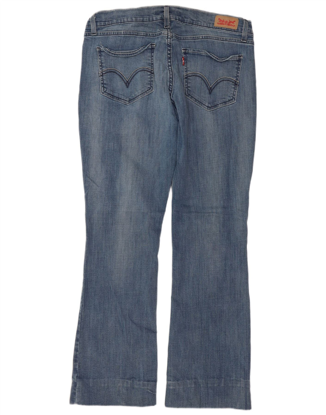 LEVI'S Blugi pentru femei 524 Super Low Bootcut US 11 Large W30 L28 Blue Bumbac