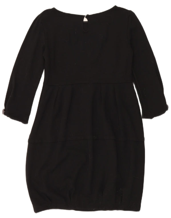 Max & Co. Rochie Bubble pentru femei cu mâneci 3/4 UK 14, mare, neagră, viscoză