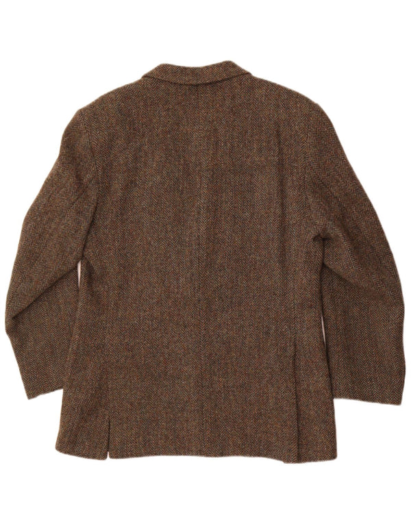Jachetă pentru bărbați Pitlochry Harris Tweed Blazer UK 38 Medium Brown Herringbone