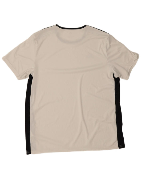Tricou pentru bărbați Adidas Aeroready Top XL, alb, poliester color bloc