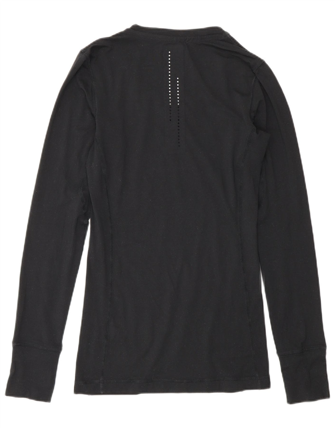 Nike Dri Fit Graphic Top cu mânecă lungă XS poliester negru