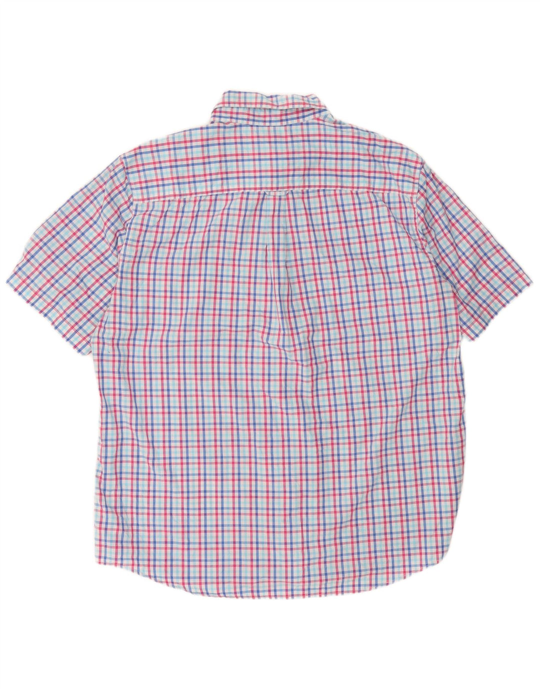 Cămașă cu mânecă scurtă pentru bărbați Chaps Easy Care 2XL, bumbac cu carouri multicolore