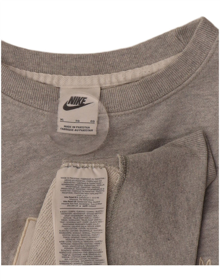 Hanorac grafic pentru bărbați Nike Jumper XL bumbac gri