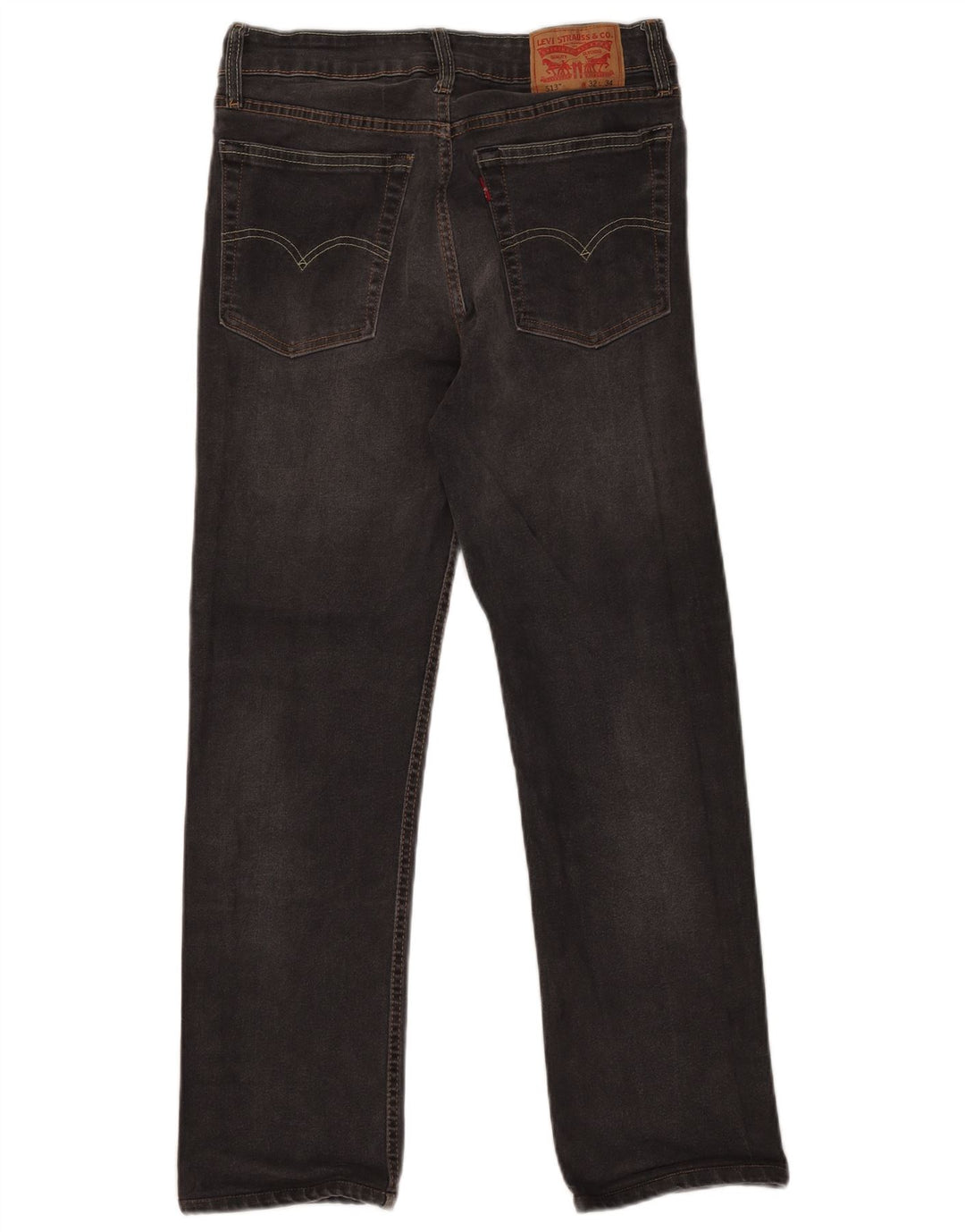 Blugi drepti subțiri pentru bărbați Levi's W32 L28 bumbac gri