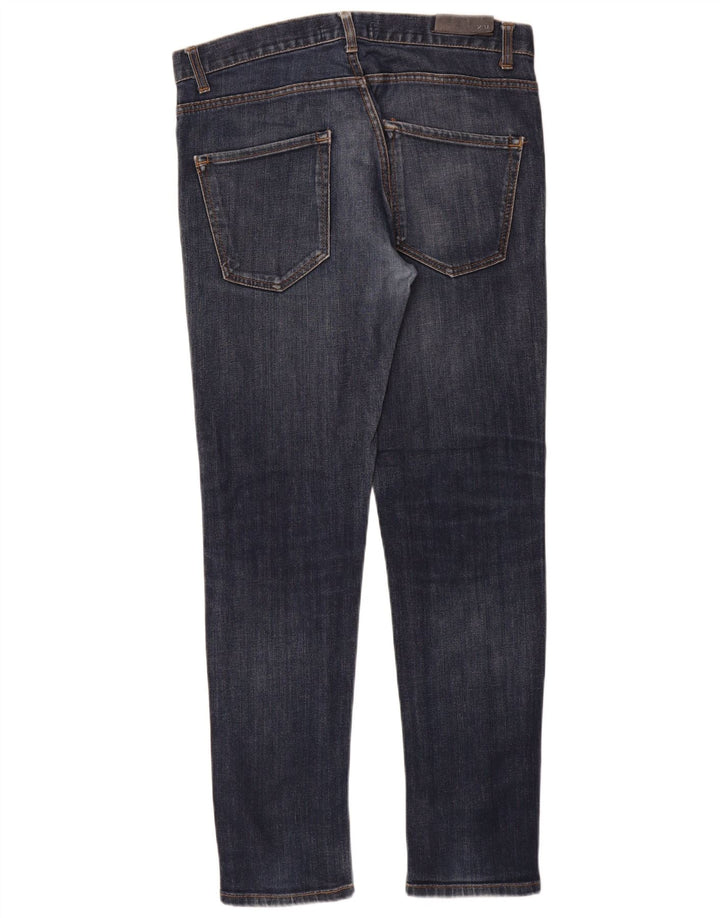 Blugi slim pentru bărbați Zara EU 42 Large W32 L32 Albastru