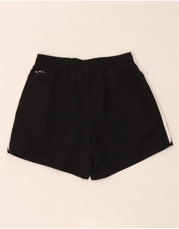 Pantaloni scurți sport Climalite Adidas pentru femei UK 6 XS poliester negru