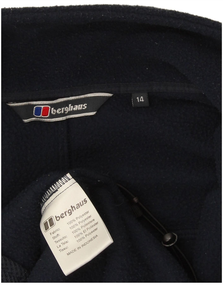 Jachetă fleece pentru femei Berghaus UK 14 mare poliester bleumarin