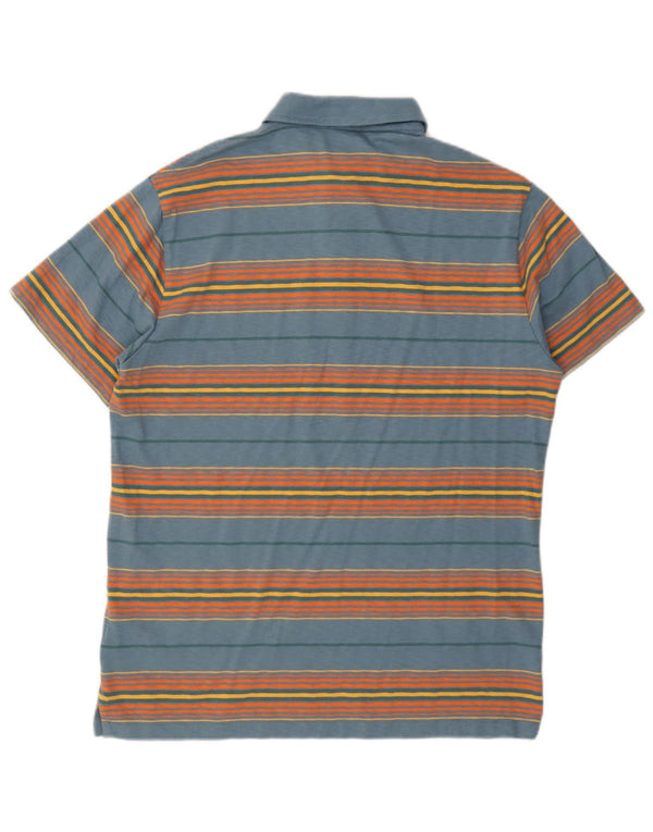Tricou polo pentru bărbați Superdry 2XL, bumbac cu dungi albastre