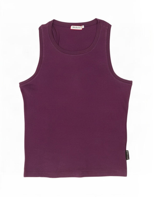 Max & Co. Vestă pentru femei Slim Fit UK 12 Bumbac violet mediu