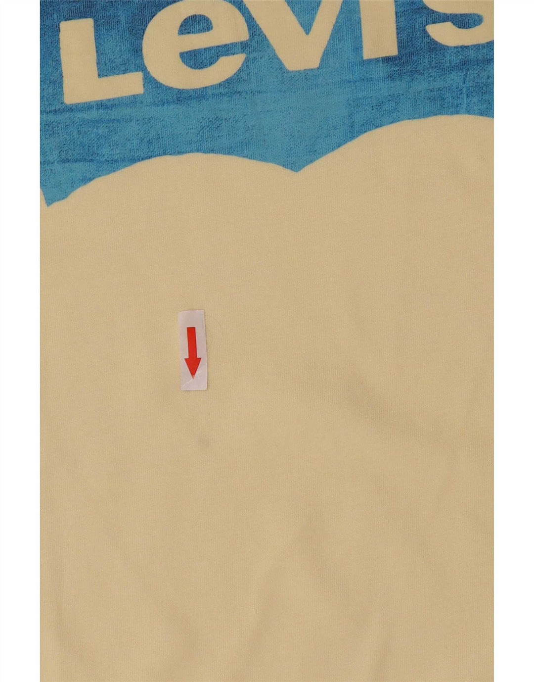 Tricou grafic Levi's pentru bărbați Top din bumbac galben mediu