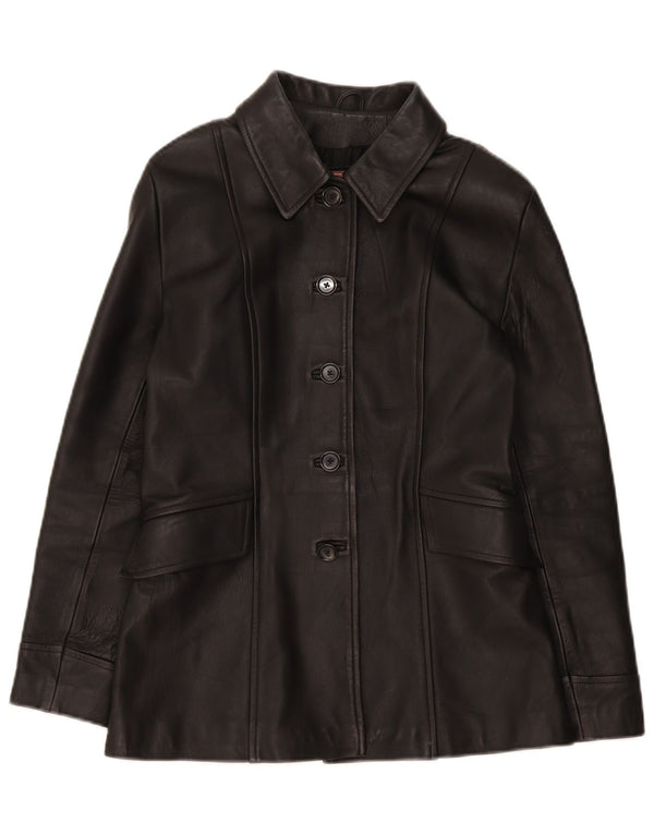Bruno's Of London Jachetă de piele pentru femei UK 12 Medium Black Classic