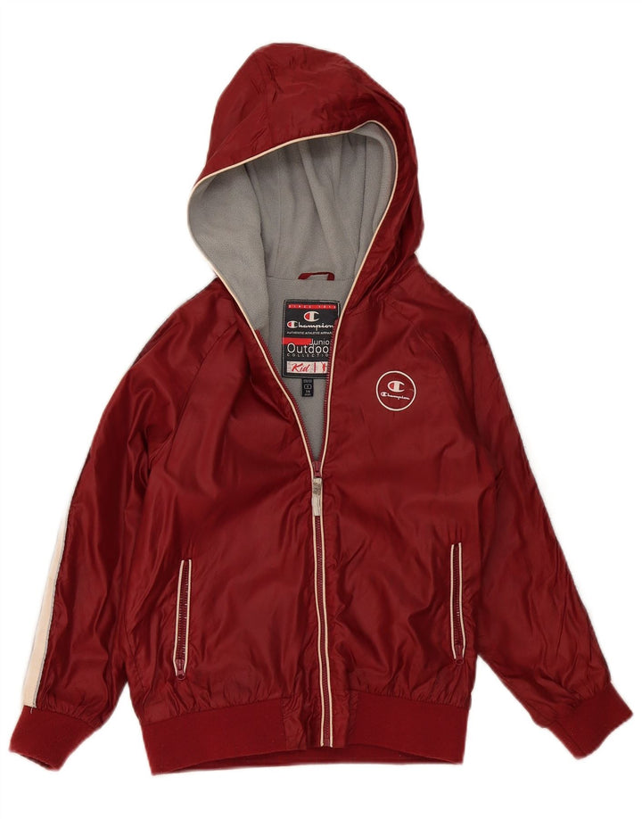 Jachetă Windbreaker pentru băieți Champion 7-8 ani Mic Burgundy Colorblock