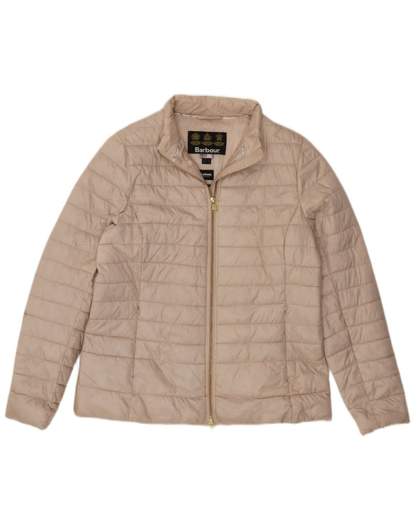Jachetă căptușită pentru femei Barbour UK 16, mare, bej, poliester