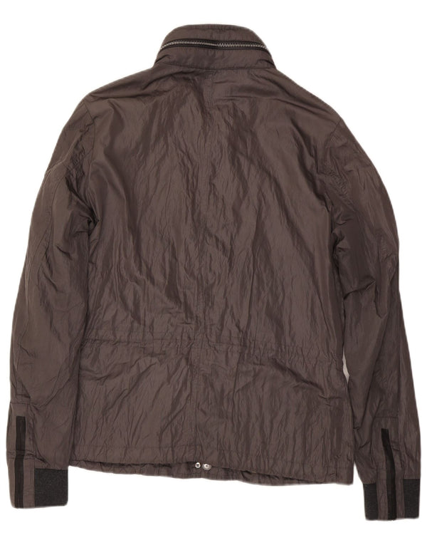 Iceberg Mens Utility Jacket IT 52 XL Grey Polyester