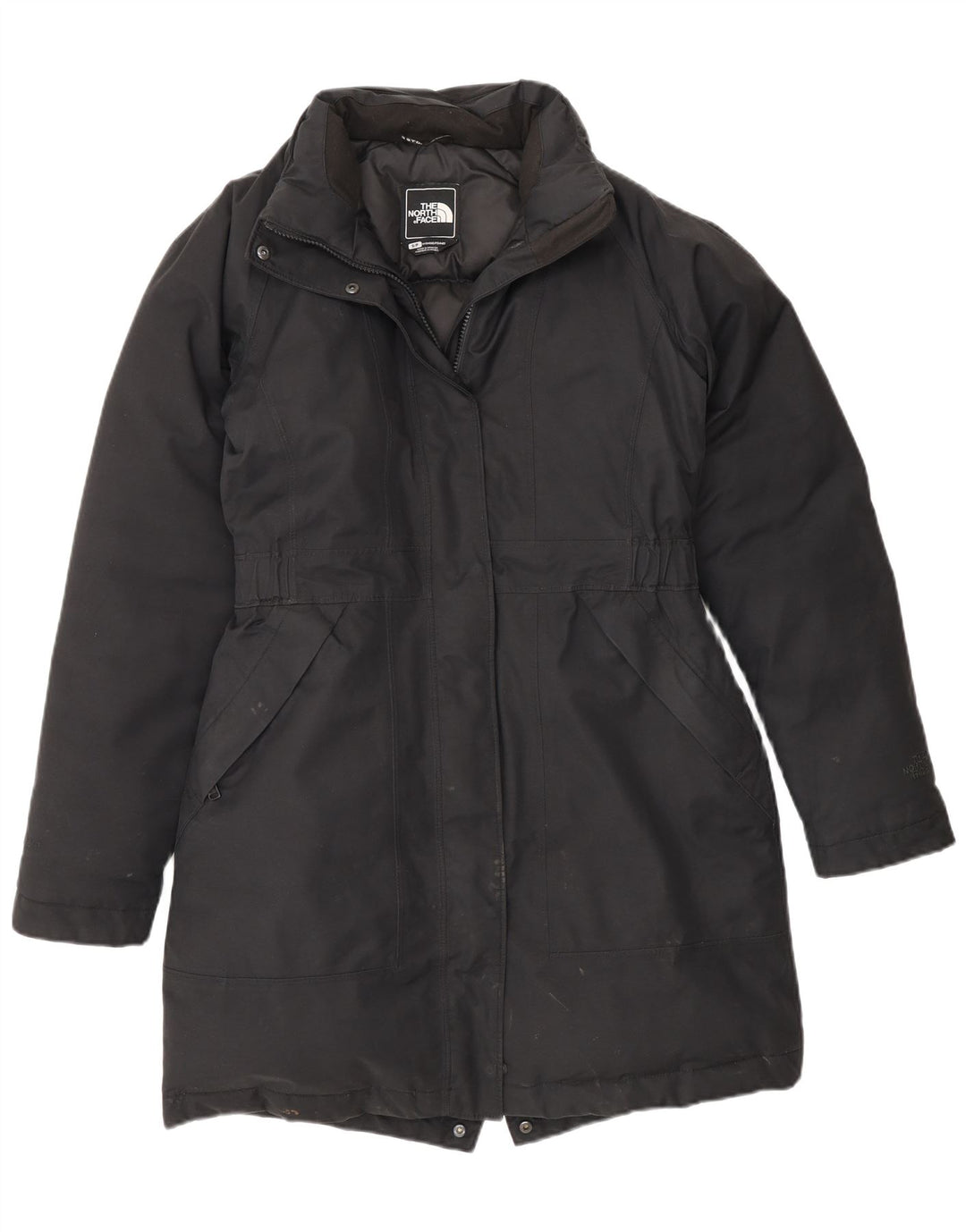 Palton căptușit pentru femei The North Face UK 10 Small Black Bumbac