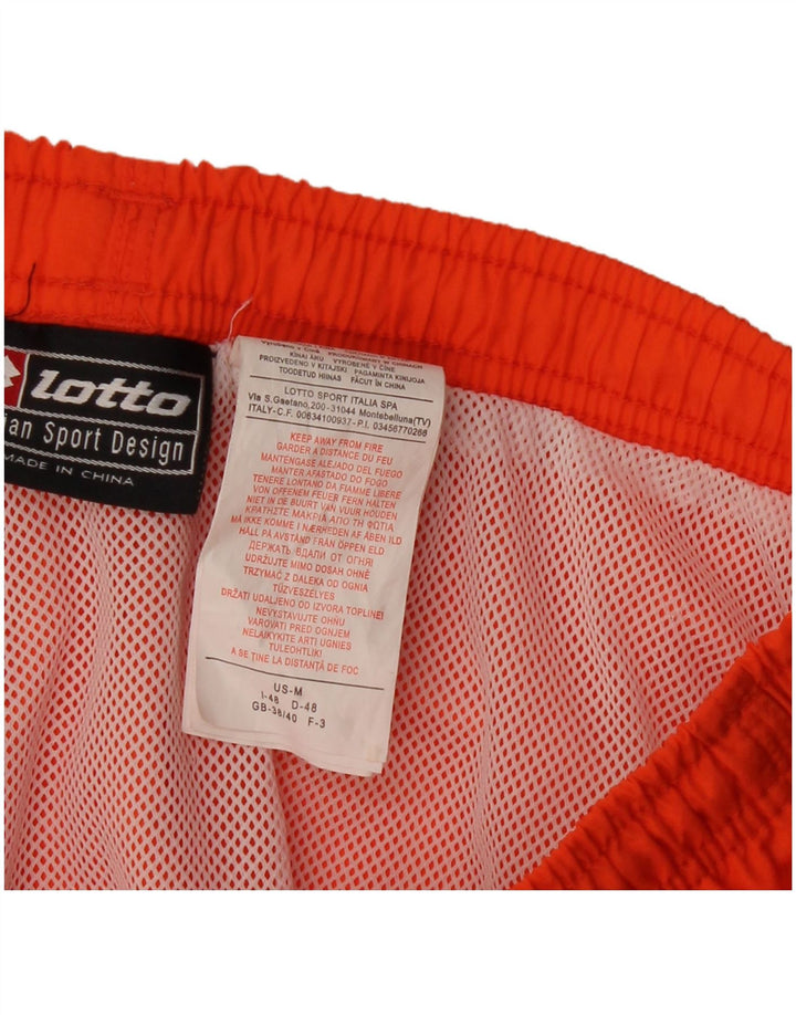 Pantaloni scurți de înot Lotto pentru bărbați UK 38/40 Poliamidă portocaliu mediu