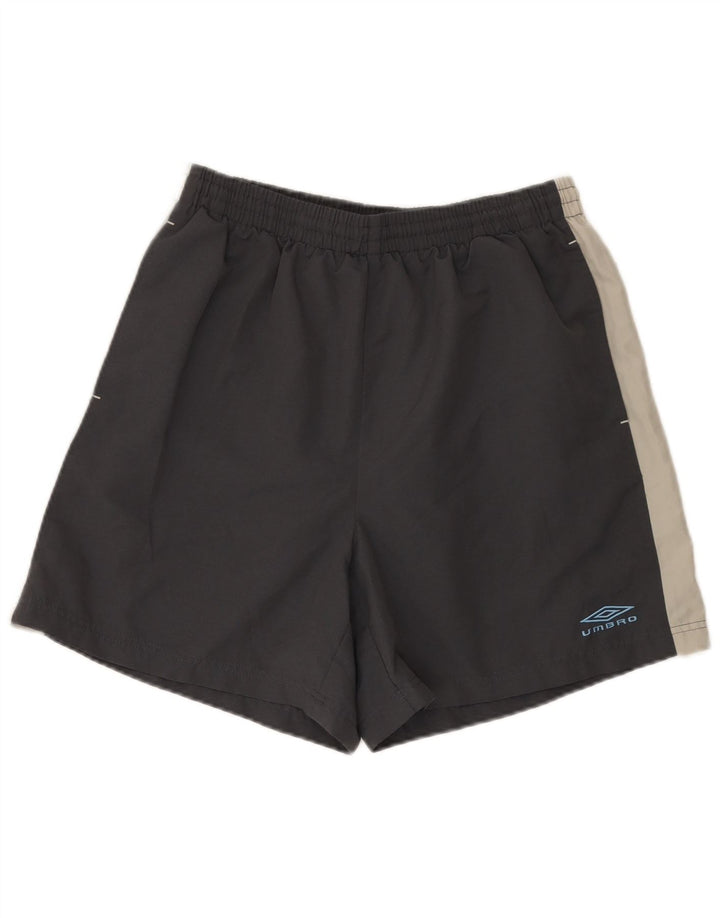 Pantaloni scurți sport Umbro pentru bărbați XL, gri, poliester color bloc