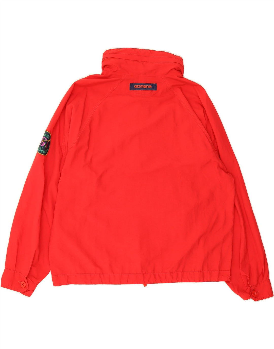 VINTAGE Mens Hooded Anorak Jacket IT 50 Large Red Polyester Vintage Vintage and Second-Hand Vintage from Messina Hembry 