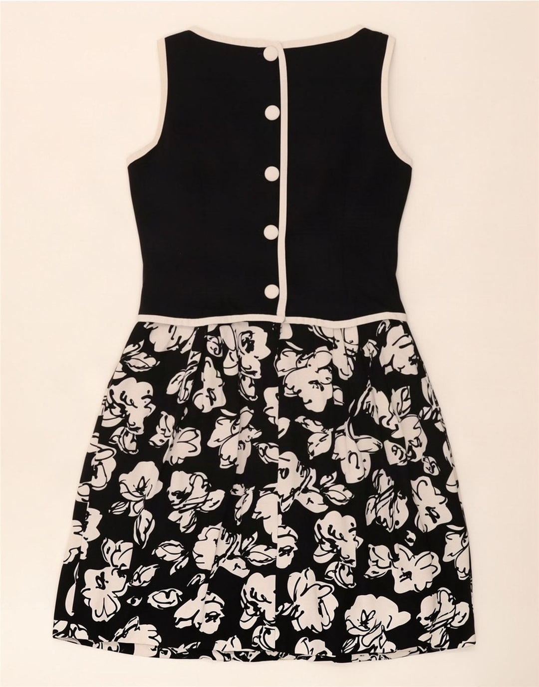 Rochie de bază fără mâneci pentru femei Luisa Spagnoli IT 46 Large Black Floral
