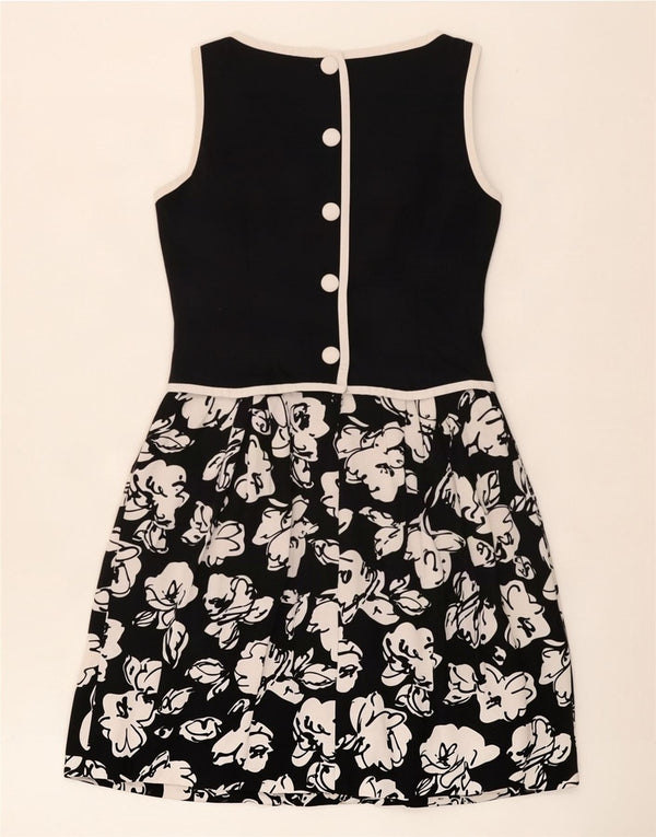 Rochie de bază fără mâneci pentru femei Luisa Spagnoli IT 46 Large Black Floral