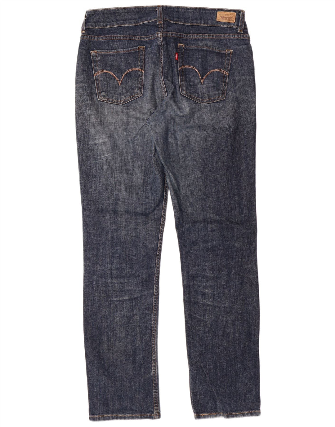 Blugi drepti pentru femei LEVI'S US 12 Large W34 L32 Blue Bumbac