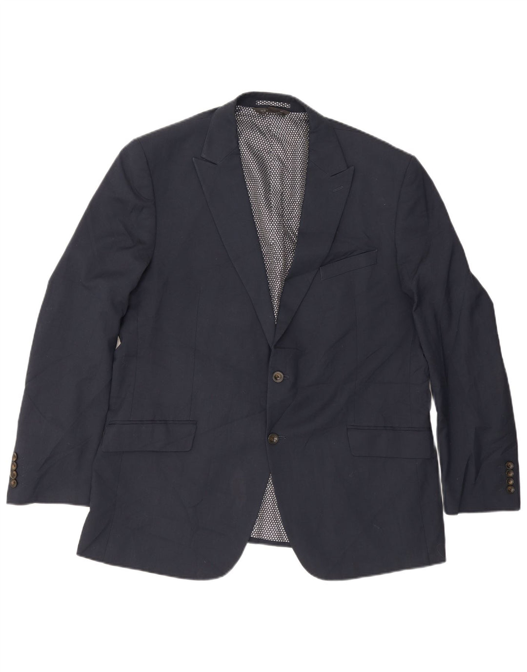 Jachetă pentru bărbați Marks & Spencer cu 2 nasturi, UK 46 XL bleumarin