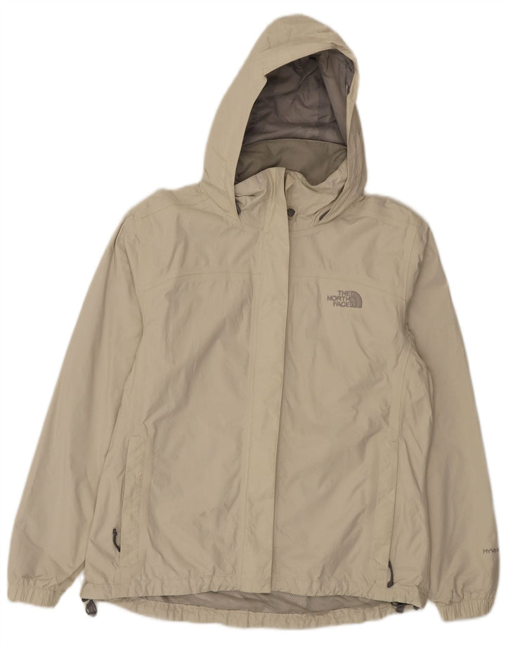 Jachetă de ploaie cu glugă The North Face pentru femei UK 14 Medium Beige Nylon