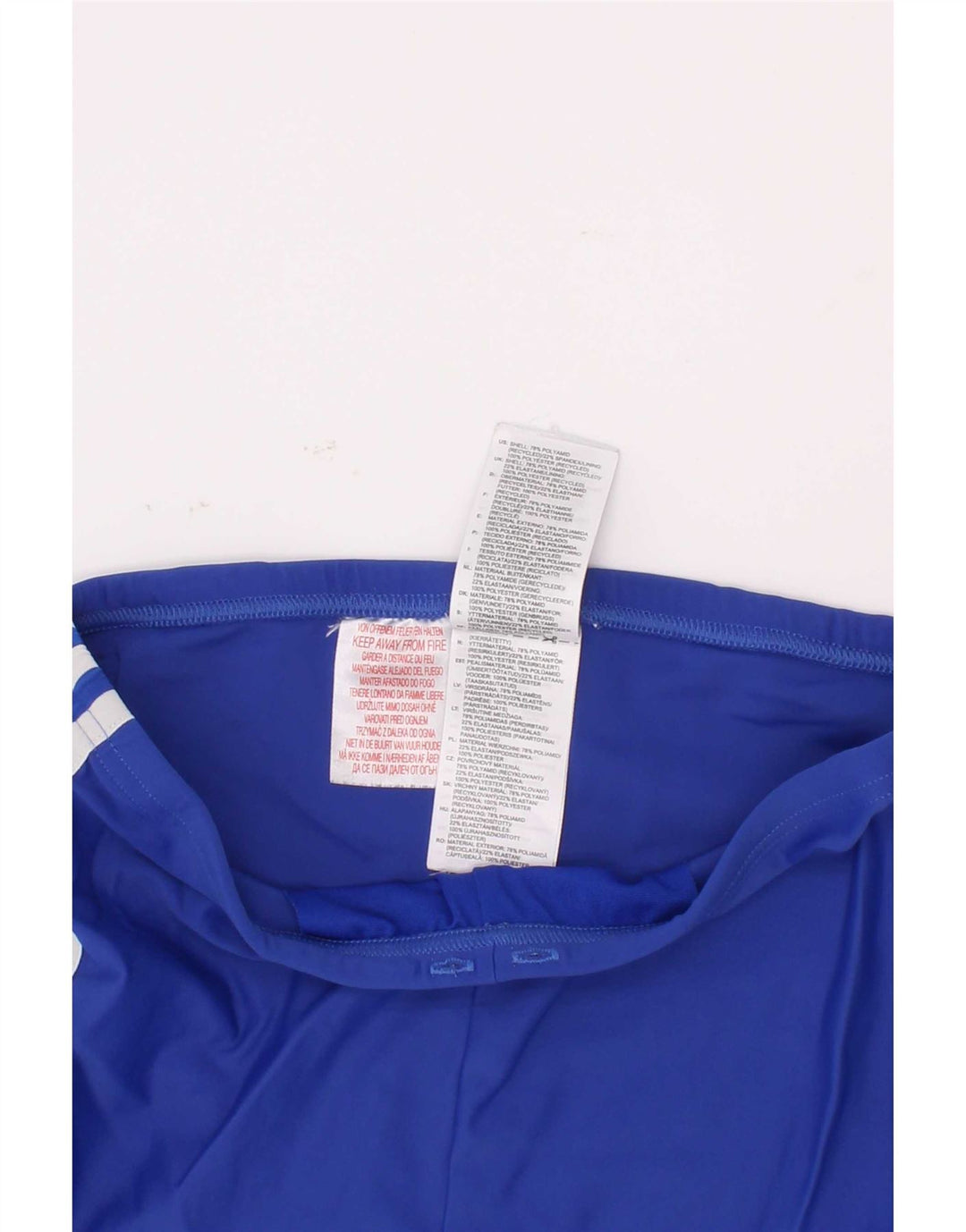 Pantaloni scurți de înot Adidas băieți 13-14 ani poliester albastru
