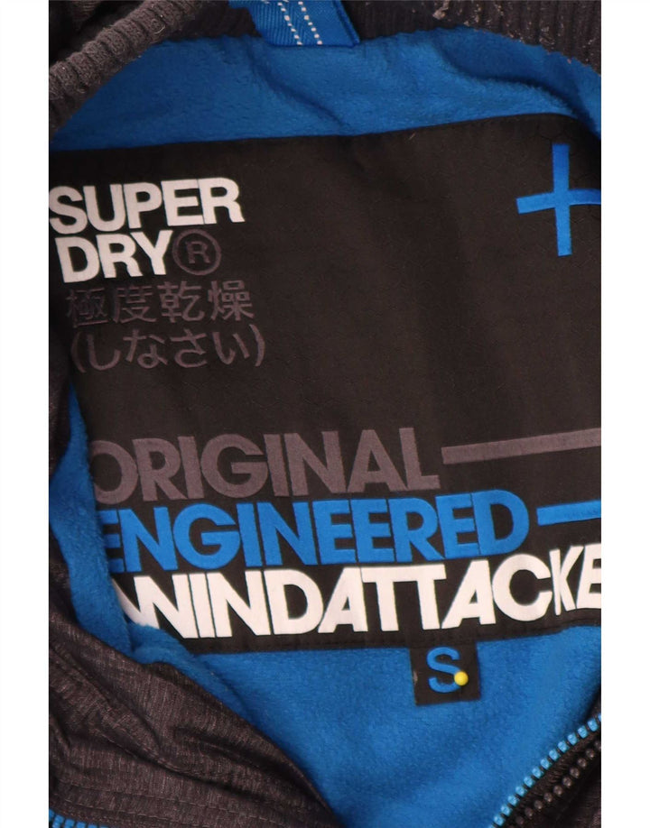 Superdry Windattacker Windbreaker Jacket pentru bărbați UK 36 Small Gri Nylon