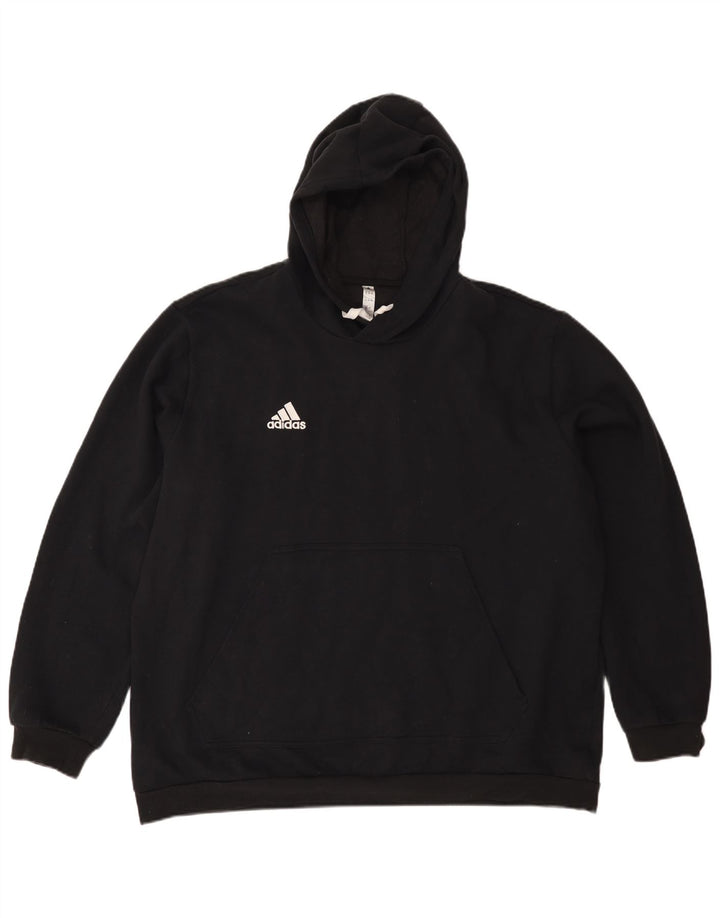 Pulover ADIDAS pentru bărbați, bumbac negru 2XL