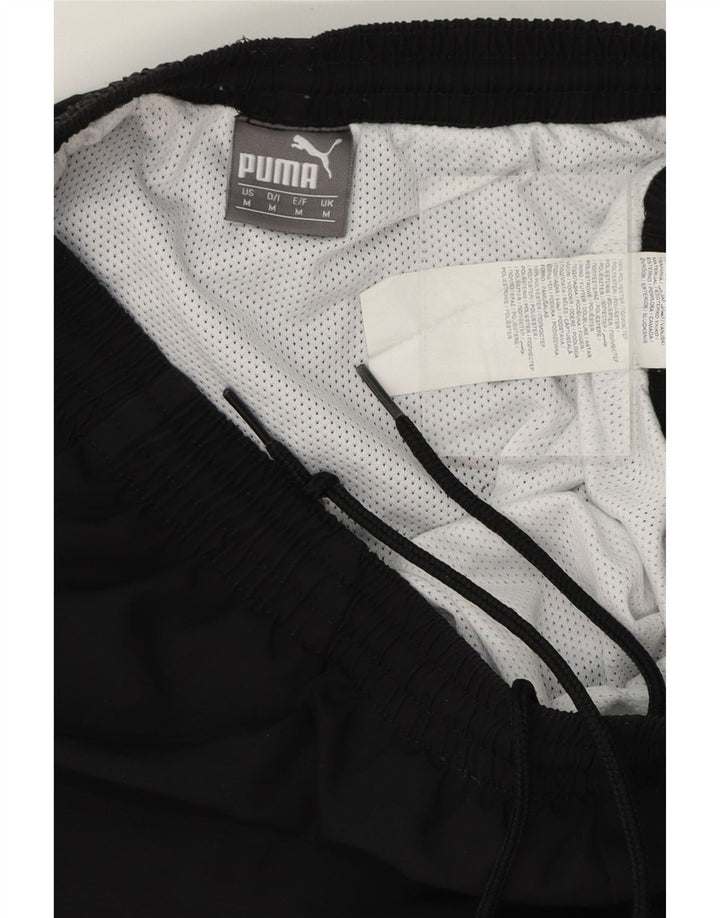 PUMA Mens Sport Shorts Medium  Black Polyester Vintage Puma and Second-Hand Puma from Messina Hembry 
