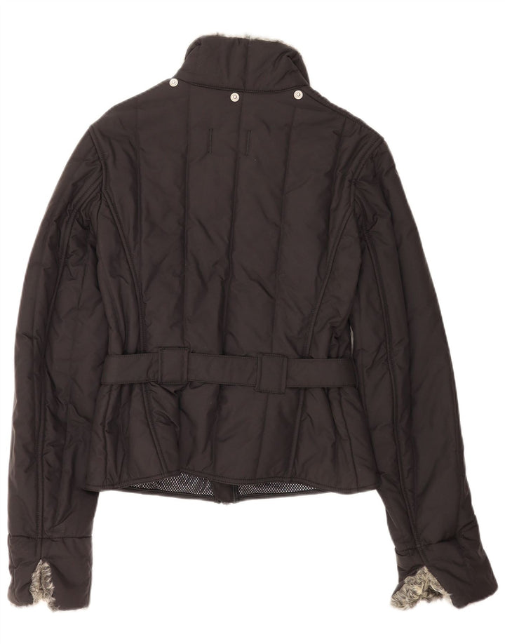 Jachetă de vânt pentru femei Refrigiwear UK 14, mare, neagră, poliamidă