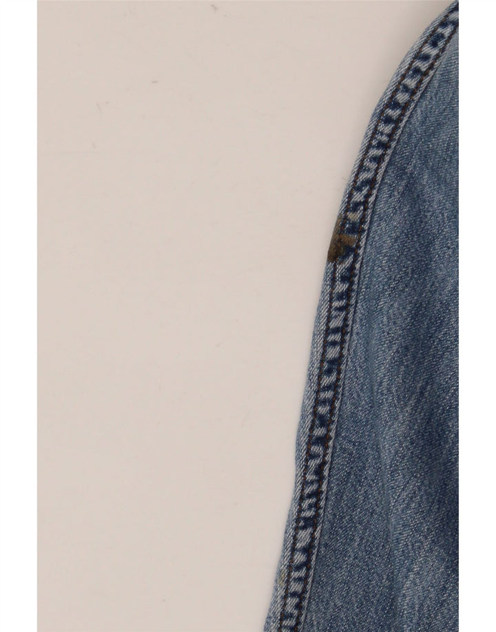 Cămașă Western Denim Carrera pentru bărbați, 2XL, albastru, bumbac, clasică