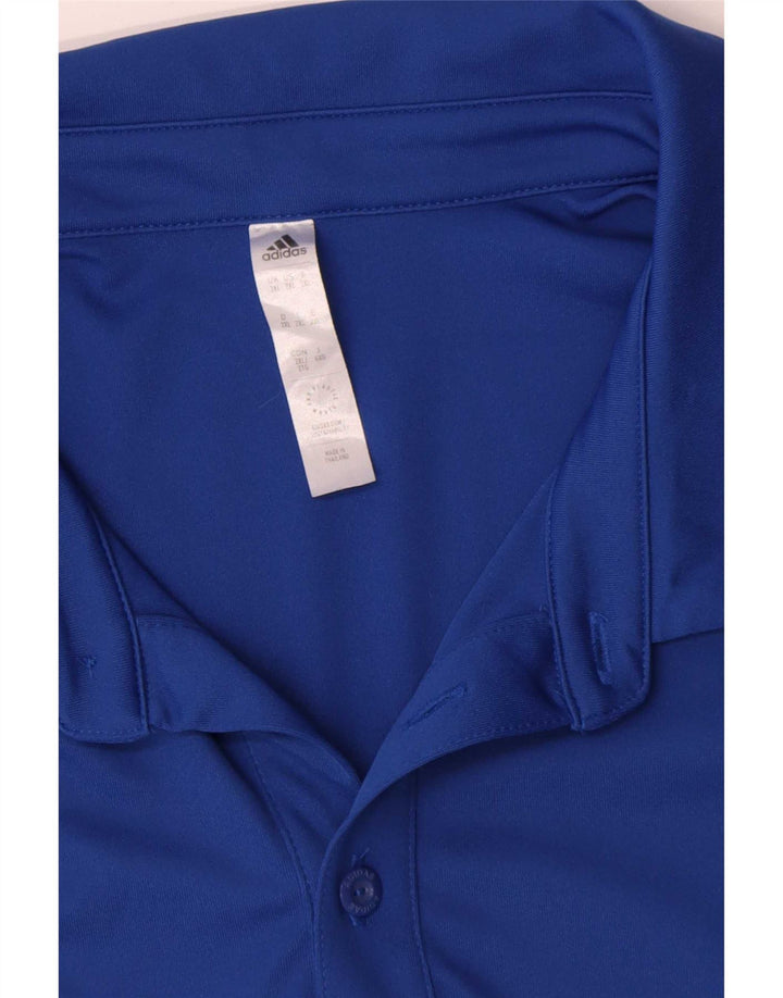 Tricou polo Adidas Aeroready pentru bărbați 2XL, poliester albastru