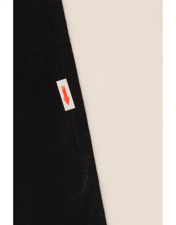 Pantaloni cargo dritti pentru bărbați Dickies W38 L32 bumbac negru