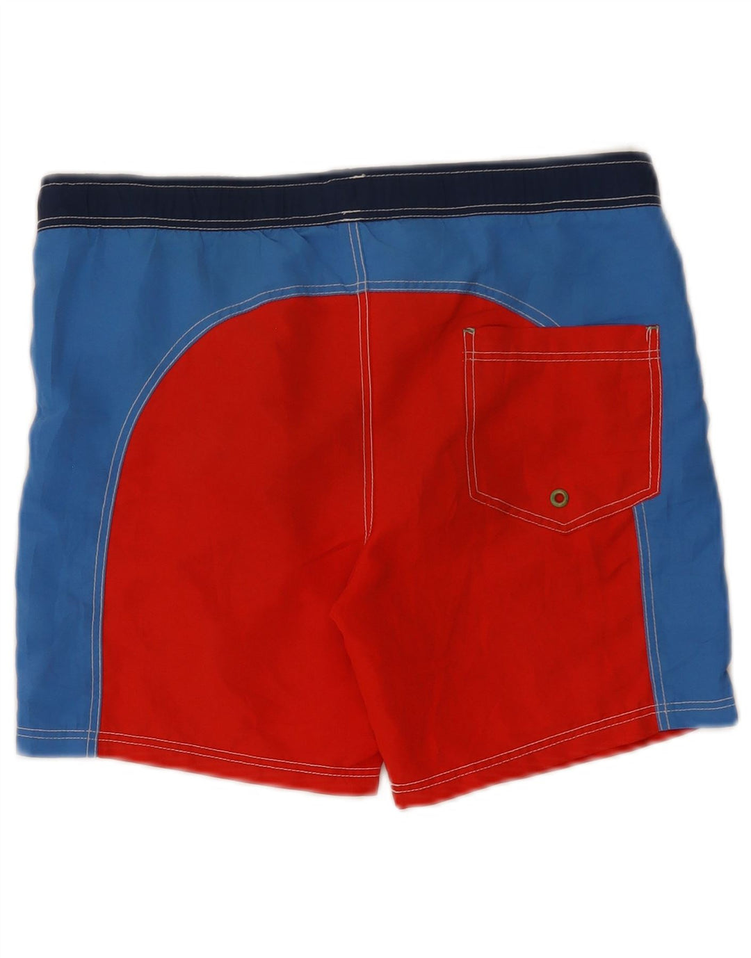 Benetton Boys Graphic Cami Top 10-11 Years XL Red Colorblock Poliester