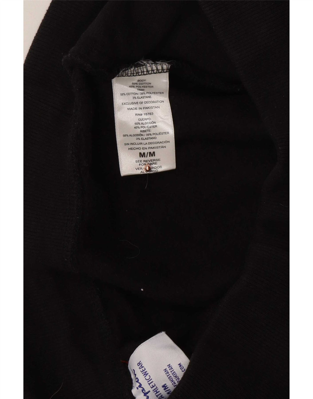 Pantaloni de trening pentru bărbați Champion Pantaloni de jogging Bumbac mediu negru