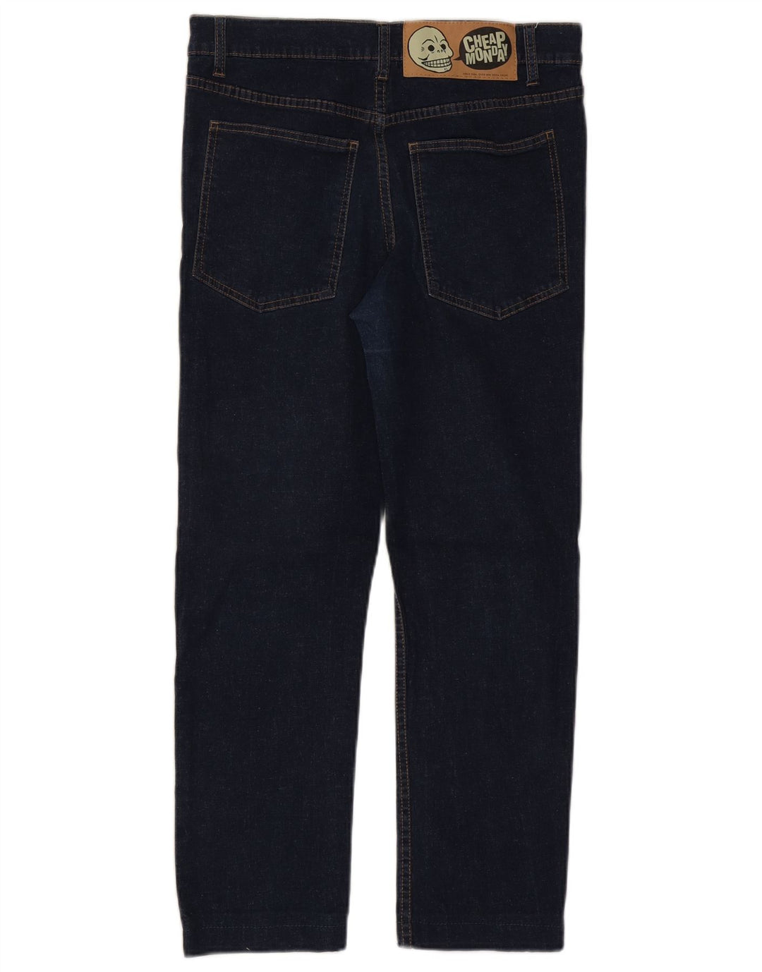 Blugi drepți pentru femei Monday ieftini L34 L26 Bumbac bleumarin