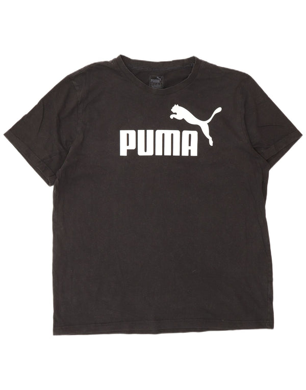 Tricou grafic PUMA pentru bărbați Top XL bumbac negru