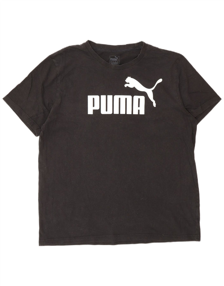 Tricou grafic PUMA pentru bărbați Top XL bumbac negru