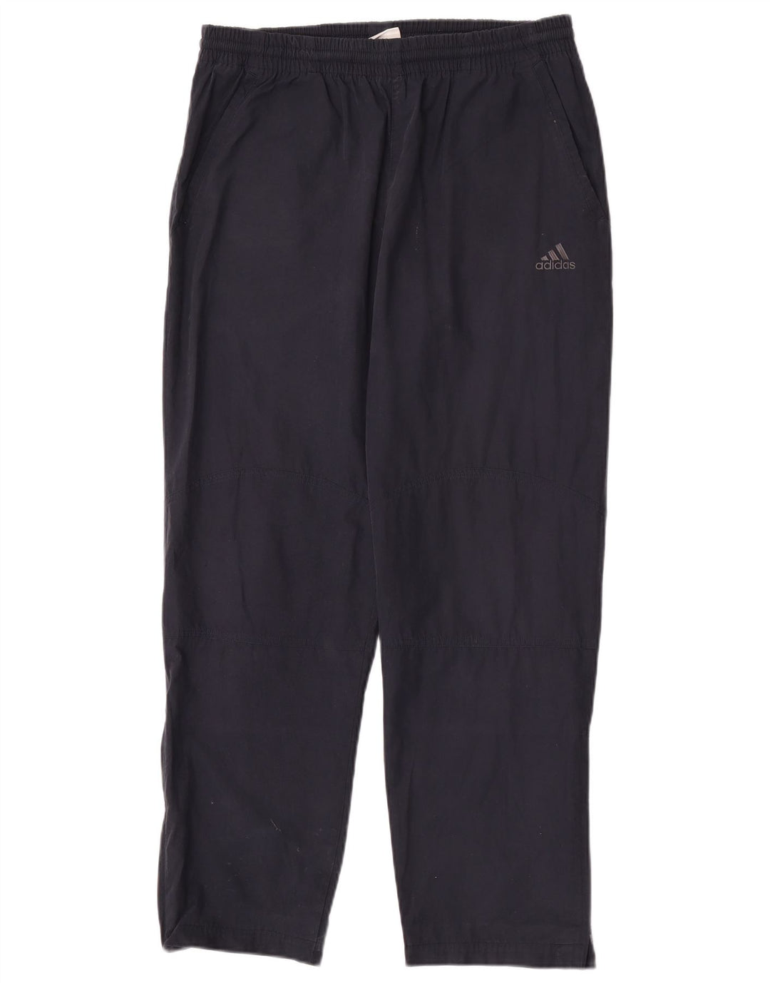 Pantaloni chino drepți pentru bărbați Adidas W32 L30 poliester bleumarin