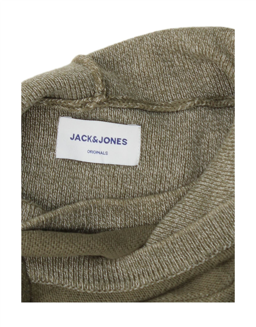 JACK & JONES Mens Jumper Sweater Medium Green Cotton