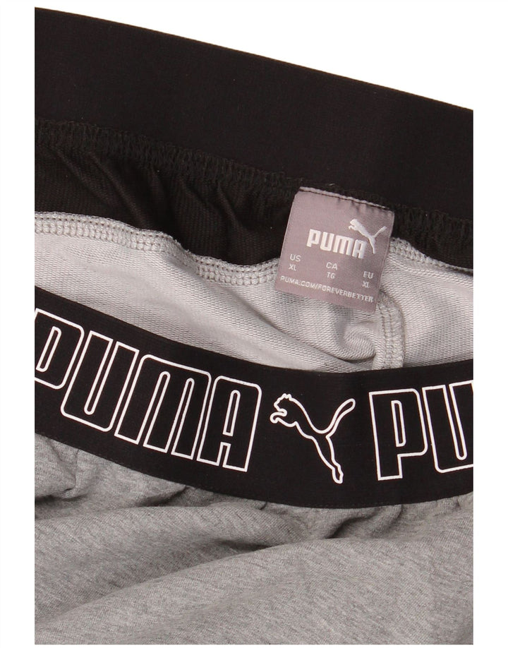 PUMA Mens Graphic Sport Shorts XL  Grey Polyester